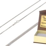 4Au Złoty łańcuszek z białego złota Próby 585 gr. 4.4 (45 cm)