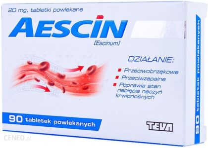 Aescin 20mg 90 tabletek