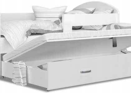 Ajkmeble Łóżko dwuosobowe Lucky P2 200x90 + materace