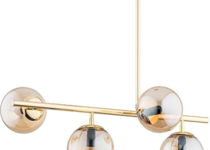ALFA LUNGO LAMPA WISZĄCA 4-PUNKTOWA ZŁOTA (63030)