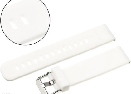 Alletime.Pl Pasek uniwersalny 22 mm silikonowy biały
