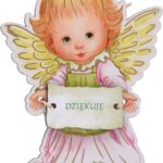 Aniołek Dziękuje dla dziewczynki