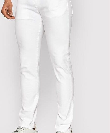 Armani Exchange Jeansy 8NZJ13 Z1SBZ Biały Slim Fit