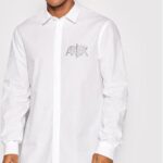 Armani Exchange Koszula 6LZC12 ZNTQZ 1100 Biały Regular Fit
