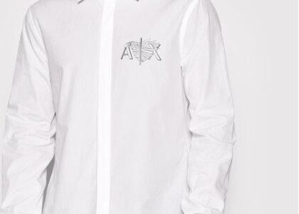 Armani Exchange Koszula 6LZC12 ZNTQZ 1100 Biały Regular Fit