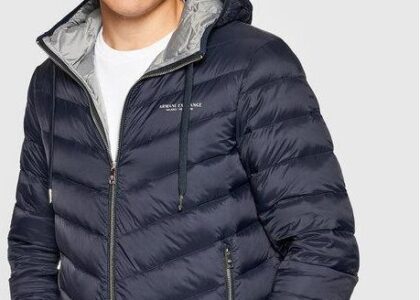 Armani Exchange Kurtka Puchowa 8Nzb53 Znw3Z 5578 Granatowy Regular Fit