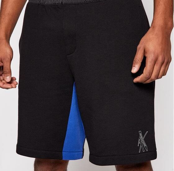 Armani Exchange Szorty sportowe 3KZSLD ZJ1ZZ 6213 Czarny Regular Fit