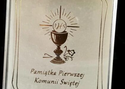 Art Christiana Pudełeczko na różaniec komunijny