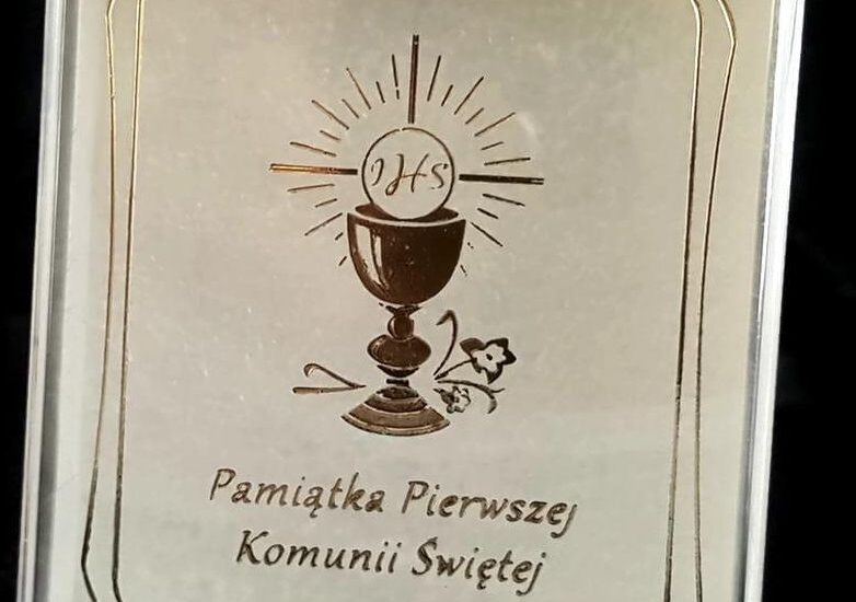 Art Christiana Pudełeczko na różaniec komunijny