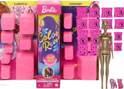 Barbie Color Reveal Kolorowa Niespodzianka Maxi Niespodzianka Lalka Ast. GPD54