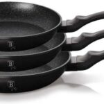Berlinger Haus Black Rose Patelnie Granitowe Zestaw 3Szt.