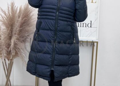 Big Love Kurtka Pikowana Z Kapturem Plus Size Terisa I Granatowa 52
