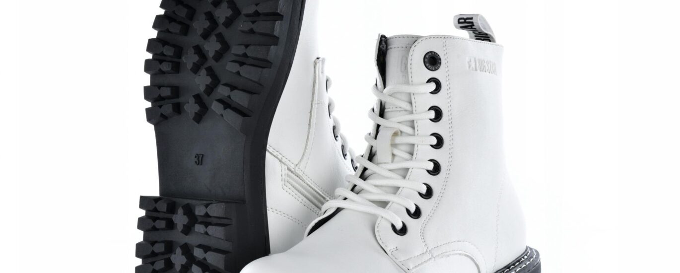 Big Star Buty Damskie Botki KK274539 Trapery Glany