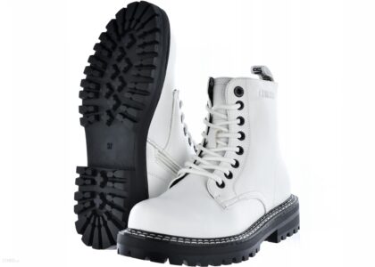Big Star Buty Damskie Botki KK274539 Trapery Glany