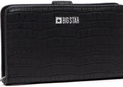 BIG STAR Duży Portfel Damski JJ674048 Czarny