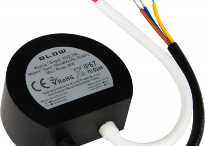 Blow Zasilacz 12V 30W Ip67 Do Taśma Led Rgb Dopuszkowy (70624)