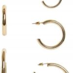 BM0423 TOPSHOP__NB9 Okrągłe Kolczyki 3 Pack