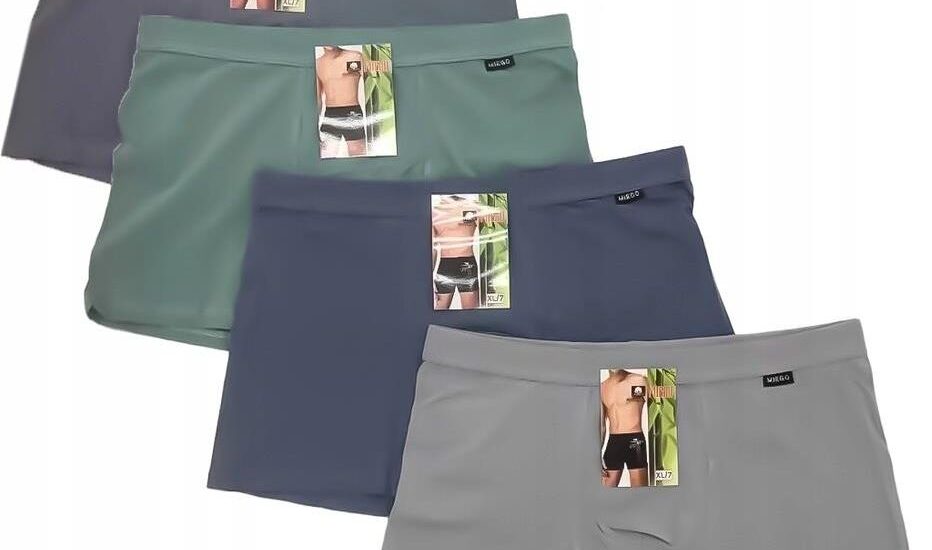 Bokserki Majtki Męskie Bielizna bawełniana XXXL