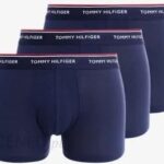 Bokserki Underwear Tommy Hilfiger 3P LR Trunk 3-Pack GRANATOWE