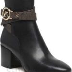 Botki MICHAEL Michael Kors - Rory Mid Bootie 40F2ROME3L Blk/Brown