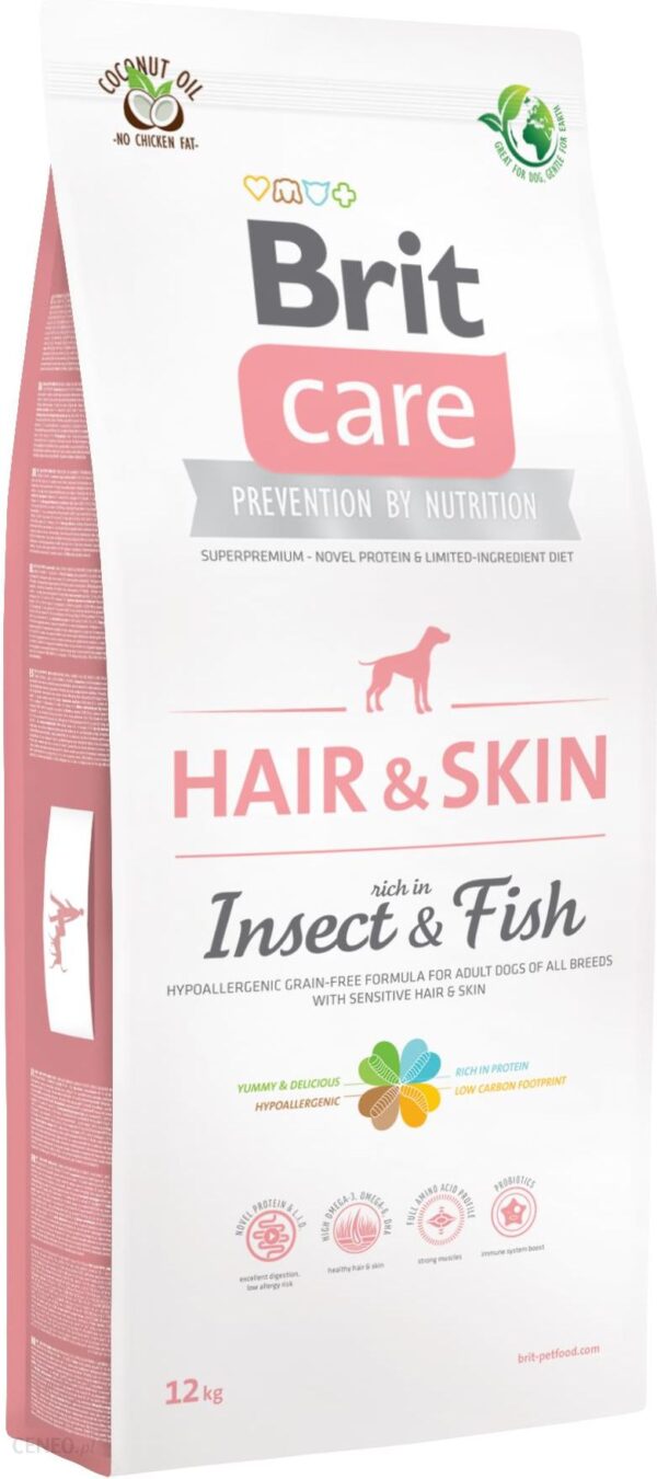 Brit Care Adult Hair&Skin Insect&Fish 12Kg