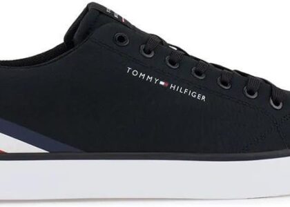 Buty Tommy Hilfiger HI Vulc Core Low Stripes FM0FM04735-BDS - czarne