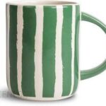 Byon Kubek Liz Stripe Zielony Biały (665200)