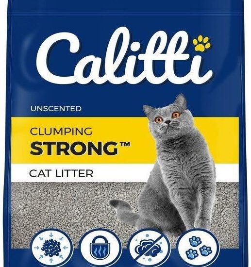 Calitti Strong Żwirek Dla Kota Bentonitowy Compact Bezzapachowy 5L