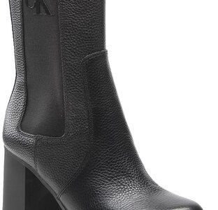 Calvin Klein Jeans Botki Platform Boot Chelsea YW0YW00727 Czarny