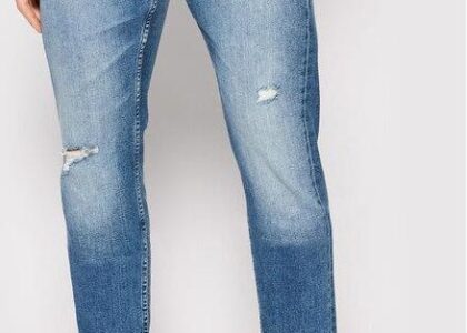 Calvin Klein Jeans Jeansy J30J319853 Niebieski Slim Fit