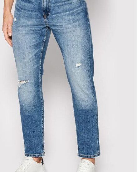 Calvin Klein Jeans Jeansy J30J319853 Niebieski Slim Fit