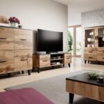 Cama Meble Zestaw Lotta1 Rtv1602D2K+Wit+Kom1104D+ Ław60 W/Cz