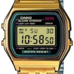 Casio A159WGEA-1EF Gold Digital Watch - Gold