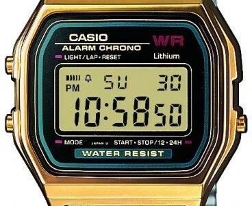Casio A159WGEA-1EF Gold Digital Watch - Gold