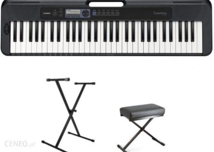 Casio Ct-S300 Bk - Keyboard + Statyw + Ława