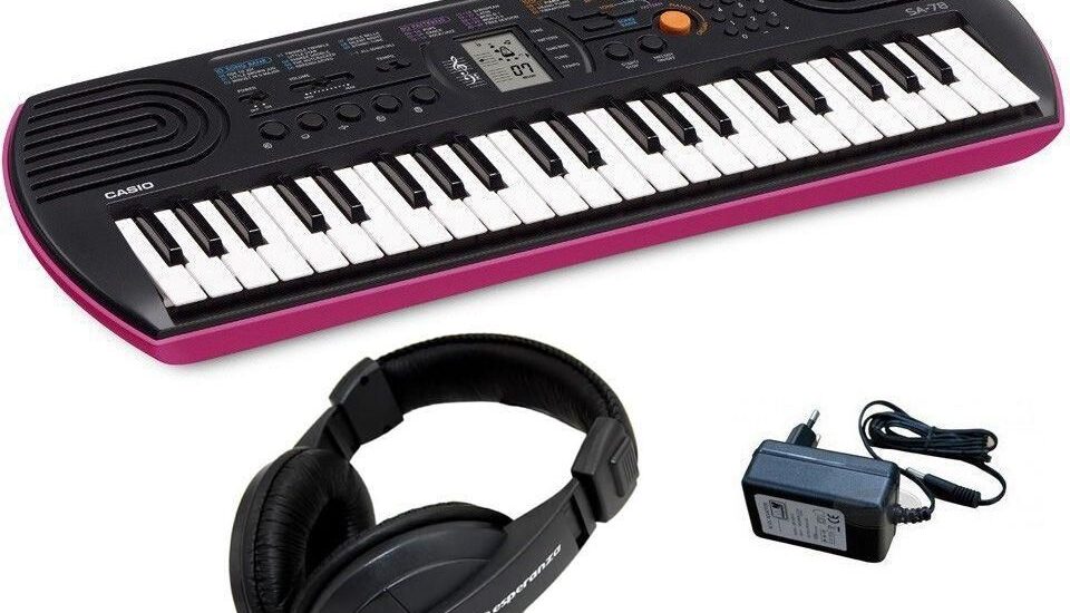 Casio SA-78 - keyboard + zasilacz + słuchawki