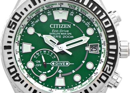 Citizen Promaster Marine Eco-Drive Green Dial Titanium CC500100W