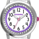 CLOCKODILE SPARKLE biały/fioletowy