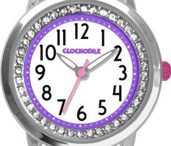 CLOCKODILE SPARKLE biały/fioletowy
