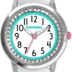 Clockodile SPARKLE biały/turkusowy