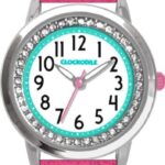 Clockodile SPARKLE różowy /turkusowy