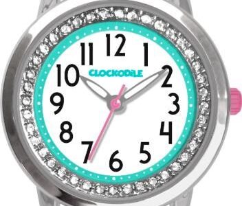 Clockodile SPARKLE różowy /turkusowy