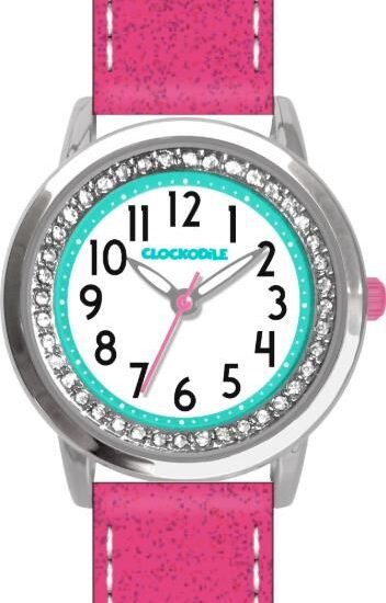 Clockodile SPARKLE różowy /turkusowy