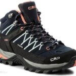 Cmp Rigel Mid Wmn Trekking Shoes Wp 3Q12946 B. Niebieski Giada Brzoskwiniowy 92Ad