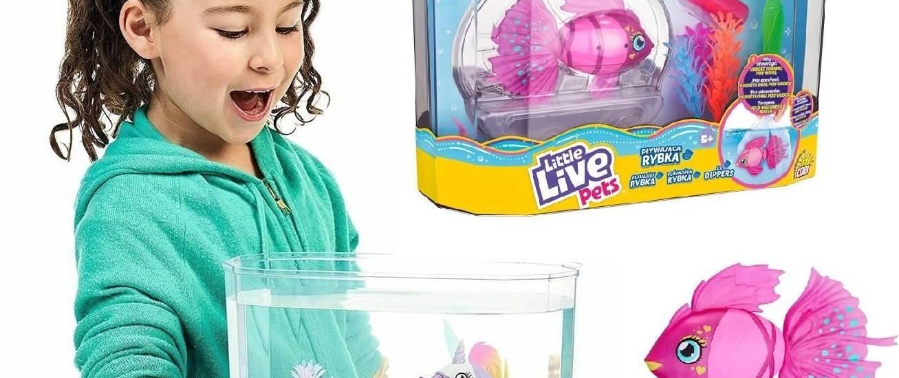 Cobi Little Live Pets Akwarium + Interaktywna Pływająca Rybka 26164