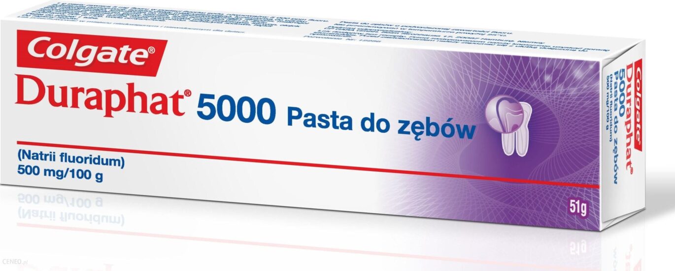 Colgate Duraphat 5000 Lecznicza pasta do zębów 5000ppm F 51 g