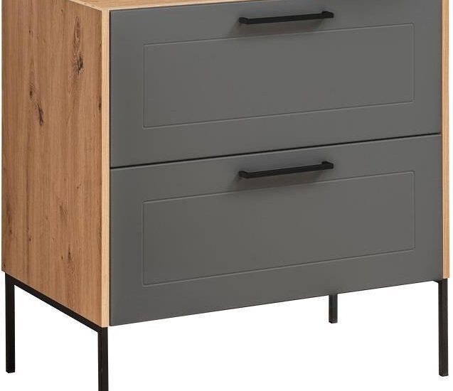 Comad Madera Grey 821 Szafka Podumywalkowa 2S Z Nogami 80 Cm 9803