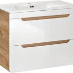 Comad Szafka Aruba Oak White Umywalka 80 Aruba821 I Cfp80D Aruba821Cfp80D
