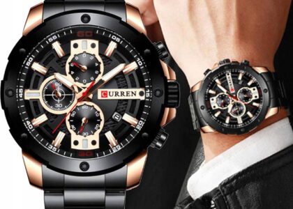 Curren 8336 czarny