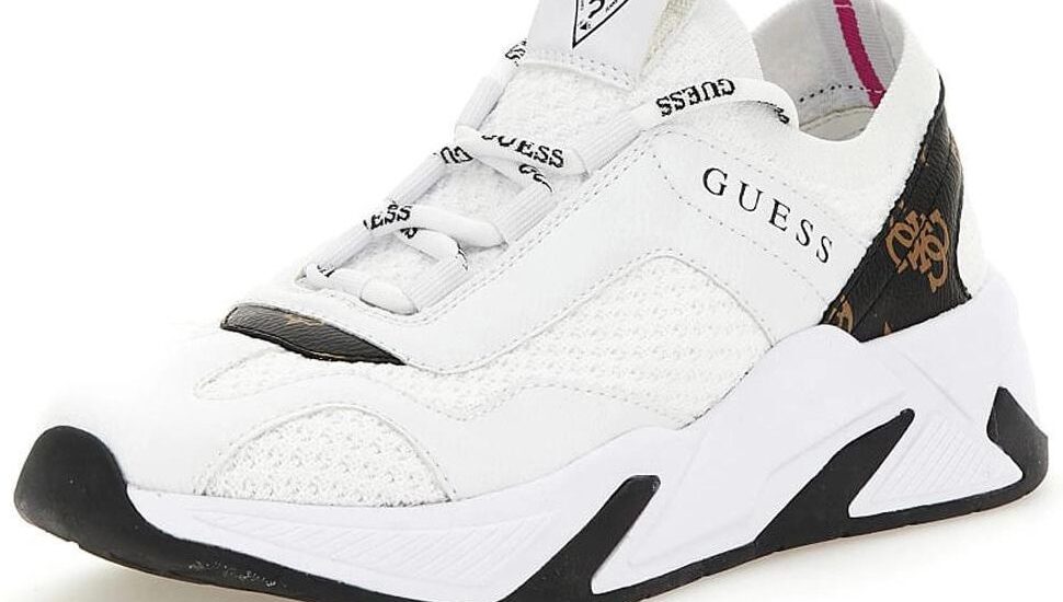 Damskie Sneakersy Guess Geniver Fl6Gvnfab12-White – Biały